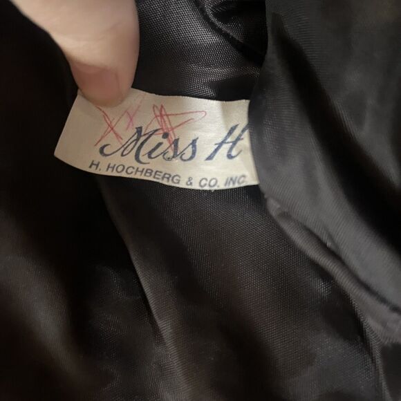 Miss H Vintage Black Full Sequined Open Front Cocktail Jacket 21x26 - Picture 2 of 7